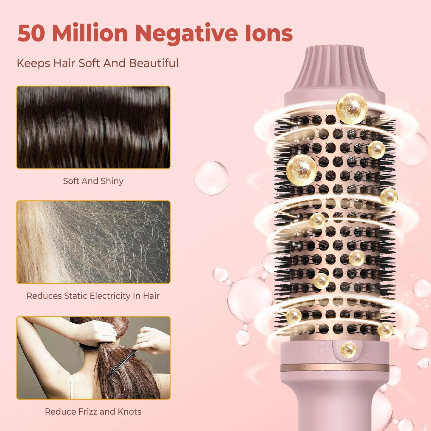 1.5 Inch Thermal Brush Curling Iron Brush - Glowstyler