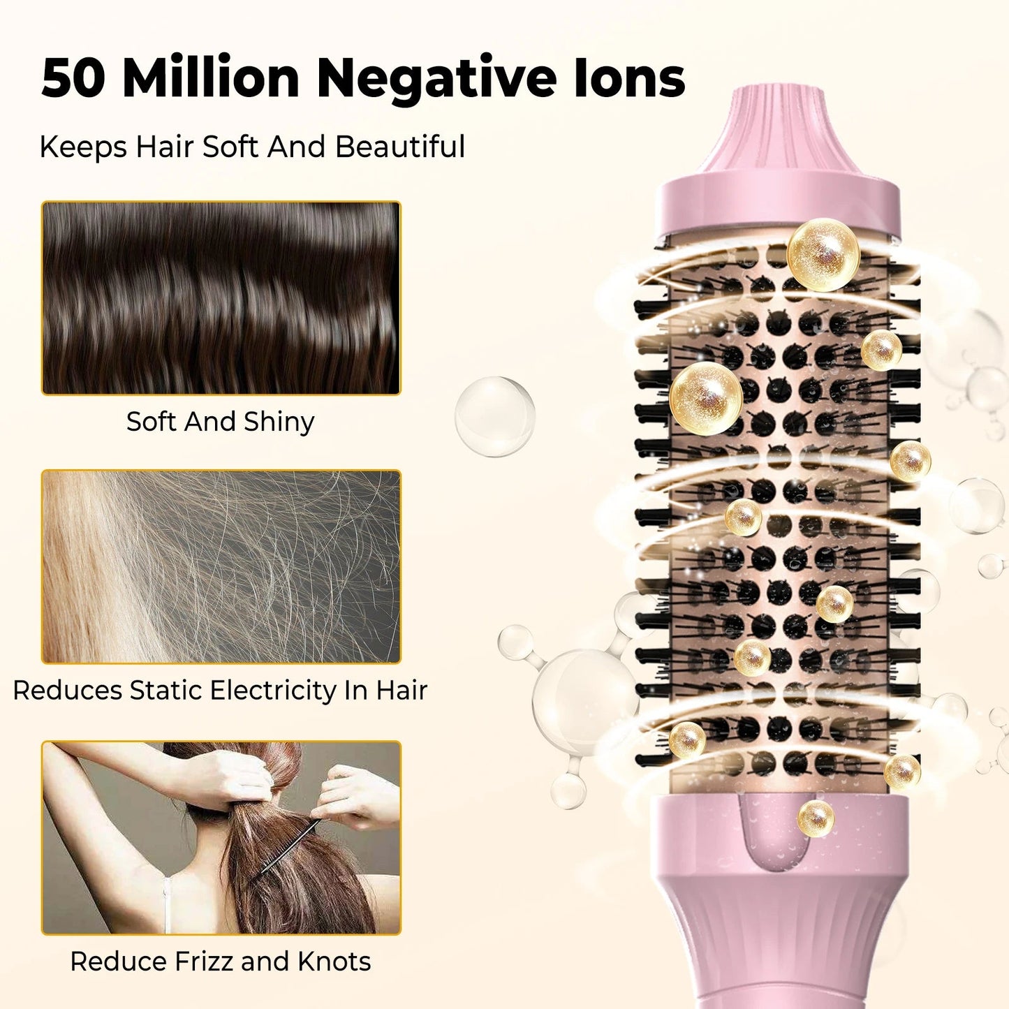 1.5 Inch Thermal Brush Curling Iron Brush - Glowstyler
