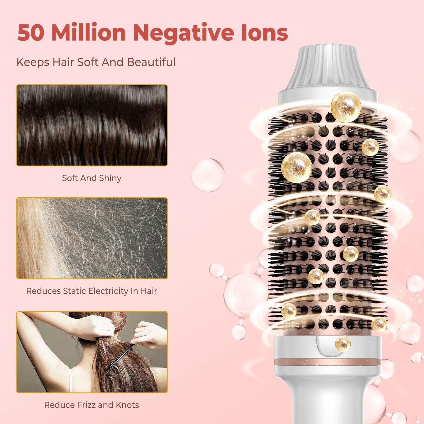 1.5 Inch Thermal Brush Curling Iron Brush - Glowstyler