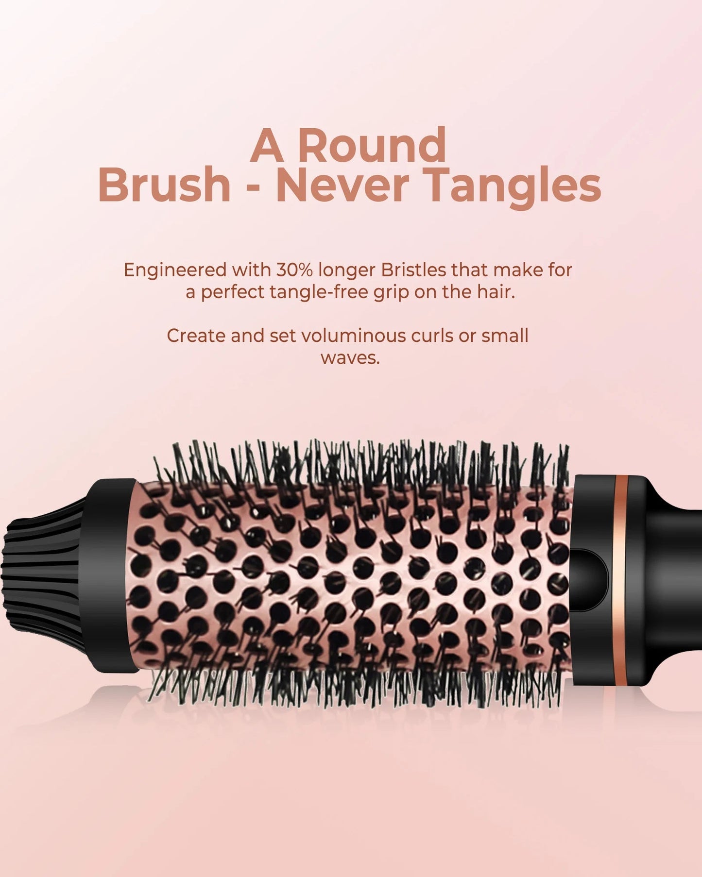 1.5 Inch Thermal Brush Curling Iron Brush - Glowstyler