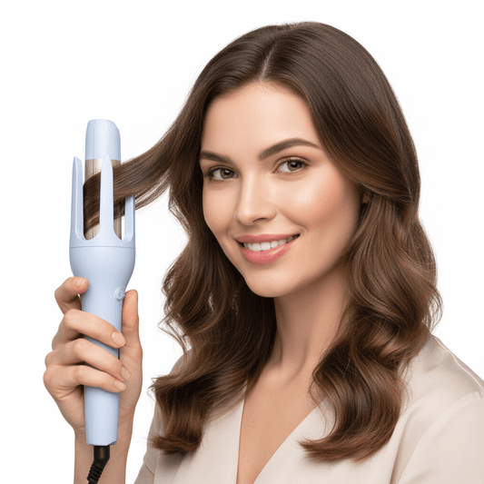 3 - in - 1 Adjustable Electric Hair Straightener & Curler - Glowstyler