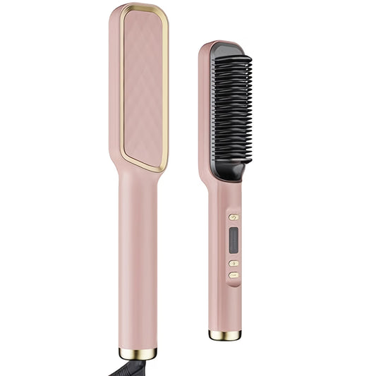 Hair Straightening Brush, 3 Temperature