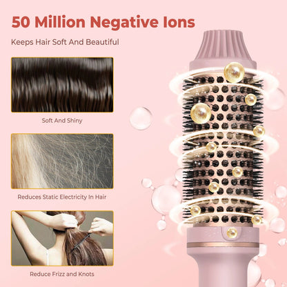 1.5 Inch Thermal Brush Curling Iron Brush - Glowstyler