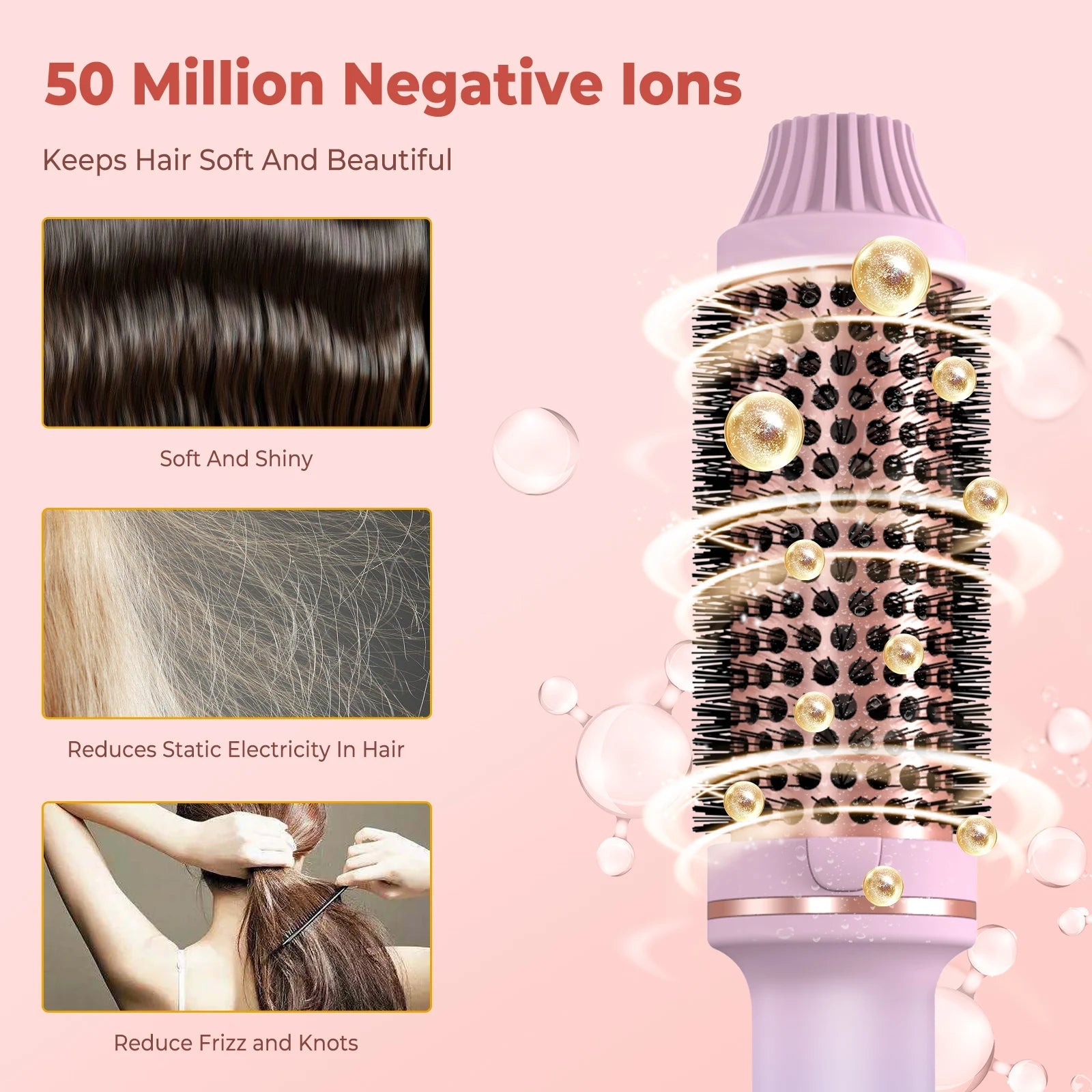 1.5 Inch Thermal Brush Curling Iron Brush - Glowstyler