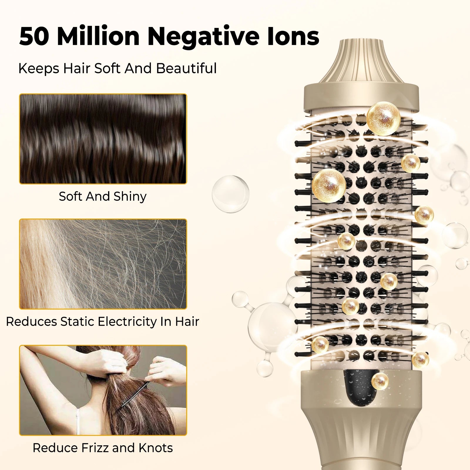 1.5 Inch Thermal Brush Curling Iron Brush - Glowstyler