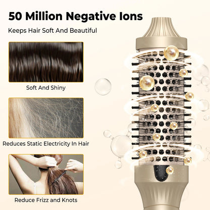 1.5 Inch Thermal Brush Curling Iron Brush - Glowstyler