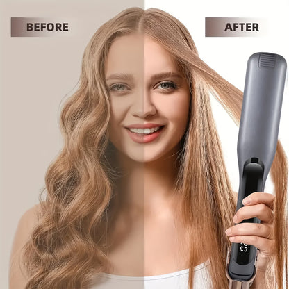 Professional Hair Straightener and Curler 4-Temperature Settings. heating quick Professional Flat Iron