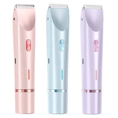 2 in 1 Painless Bikini & Facial Hair Trimmer - Glowstyler