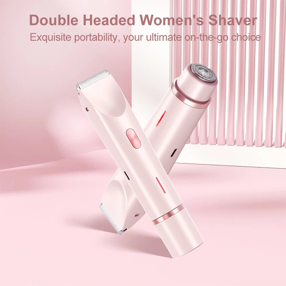 2 in 1 Painless Bikini & Facial Hair Trimmer - Glowstyler