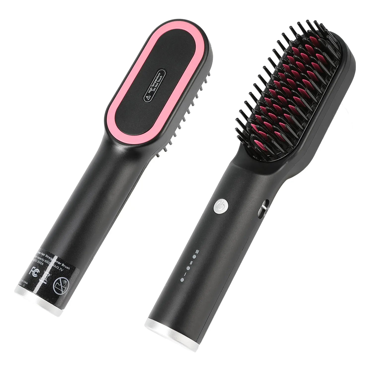 3 - in - 1 Negative Ion Hair Dryer Brush – Hot Air Styler, Straightener & Volumizer - Glowstyler