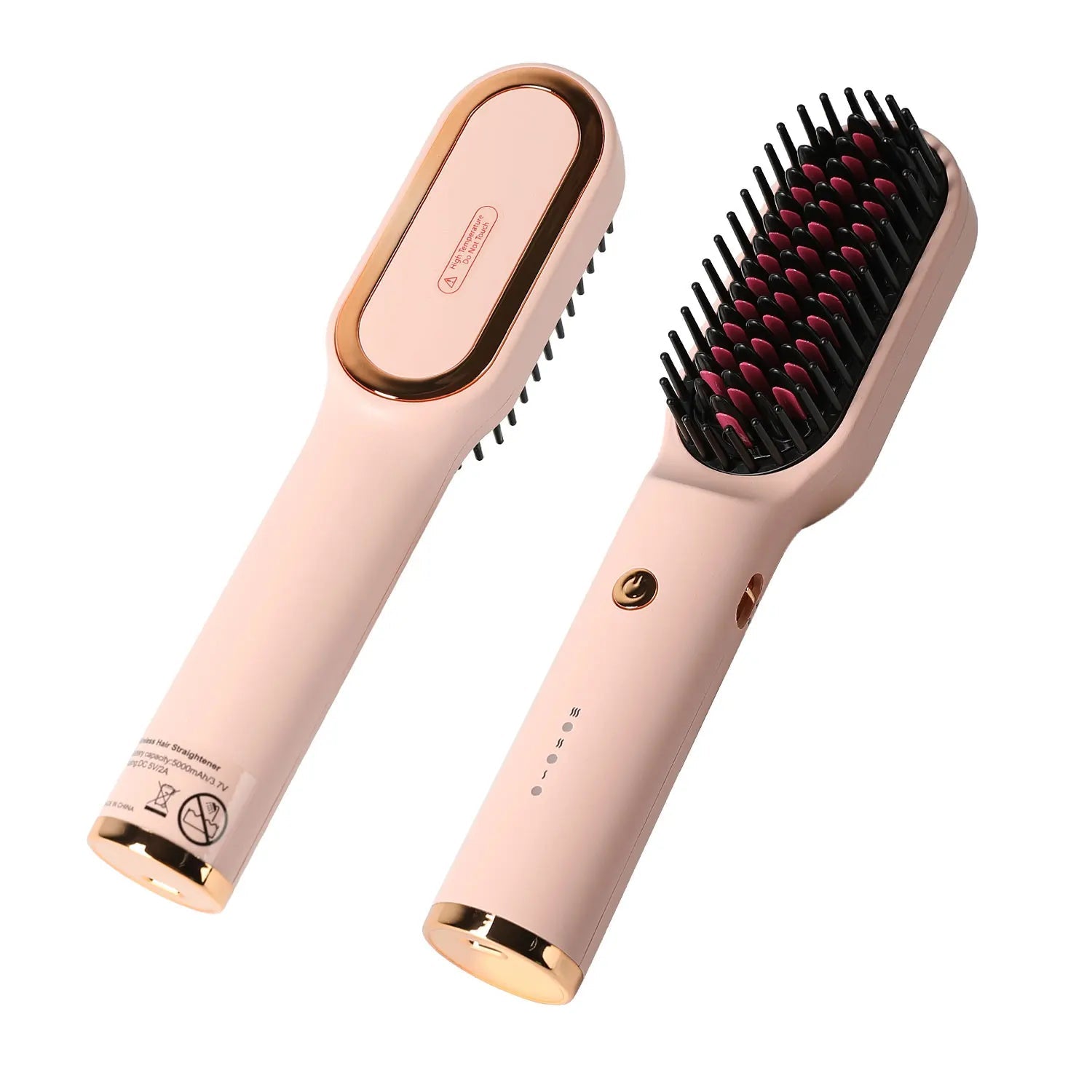 3 - in - 1 Negative Ion Hair Dryer Brush – Hot Air Styler, Straightener & Volumizer - Glowstyler