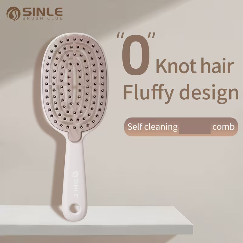 Quick Easy Clean Detangler Hairbrush - Glowstyler