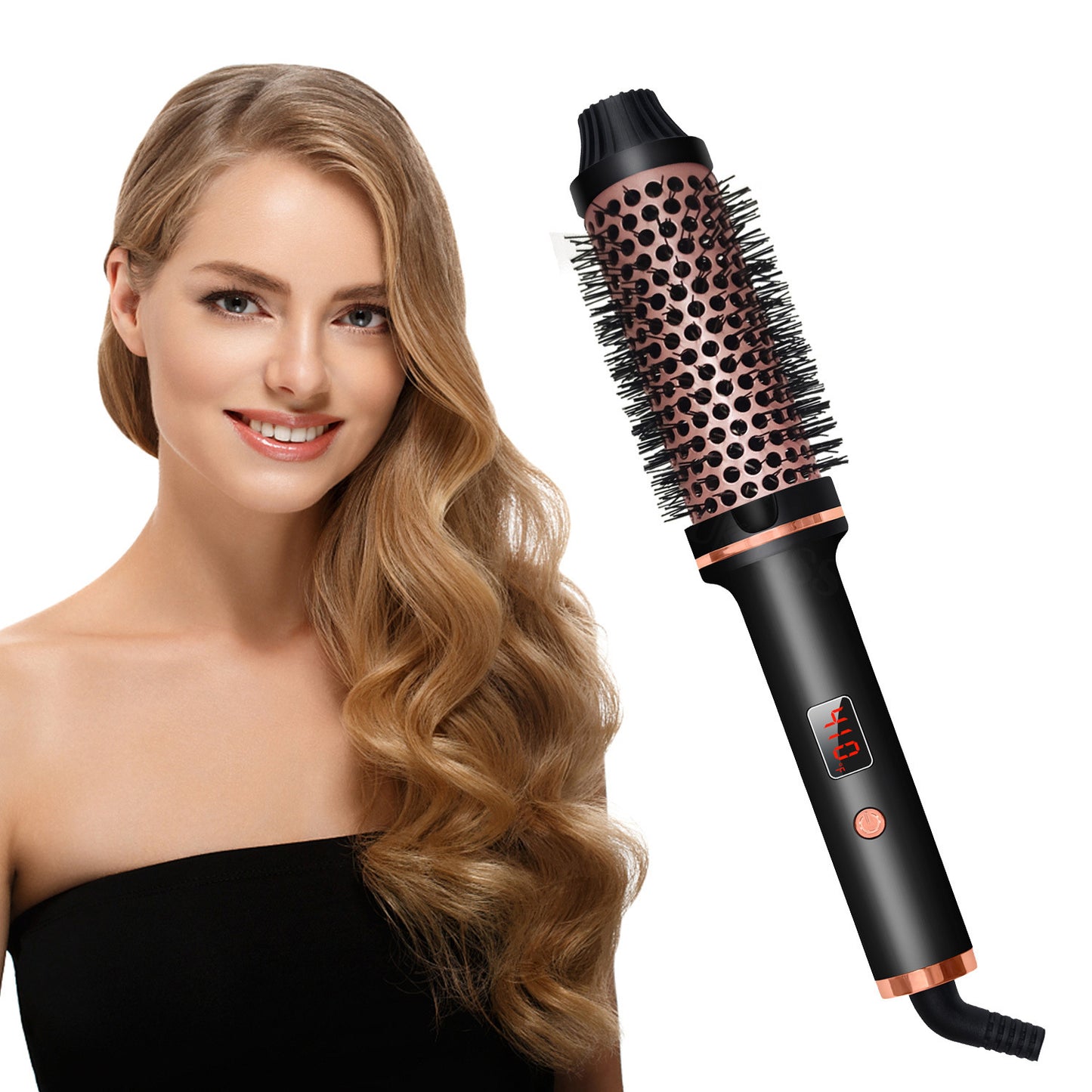 1.5 Inch Hair Curling Iron Brush