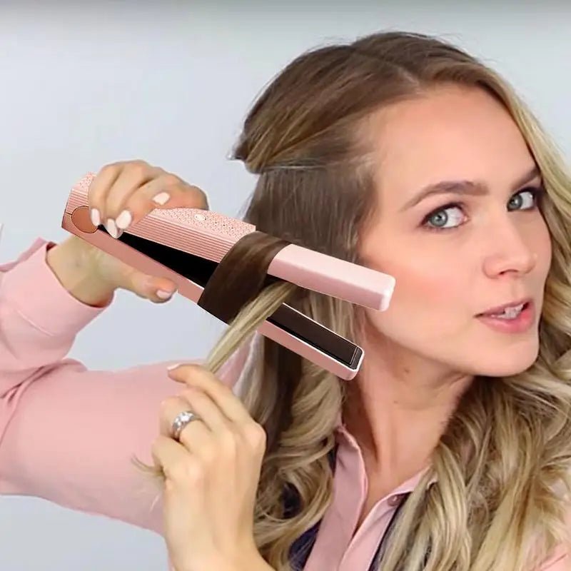 Flat Iron Hair Straightener. - Glowstyler