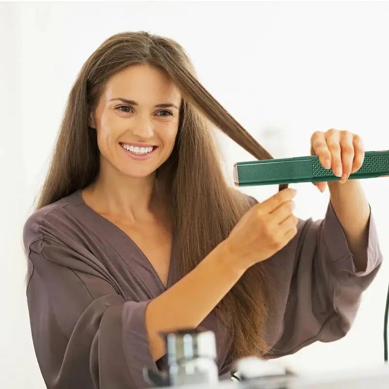 Flat Iron Hair Straightener. - Glowstyler