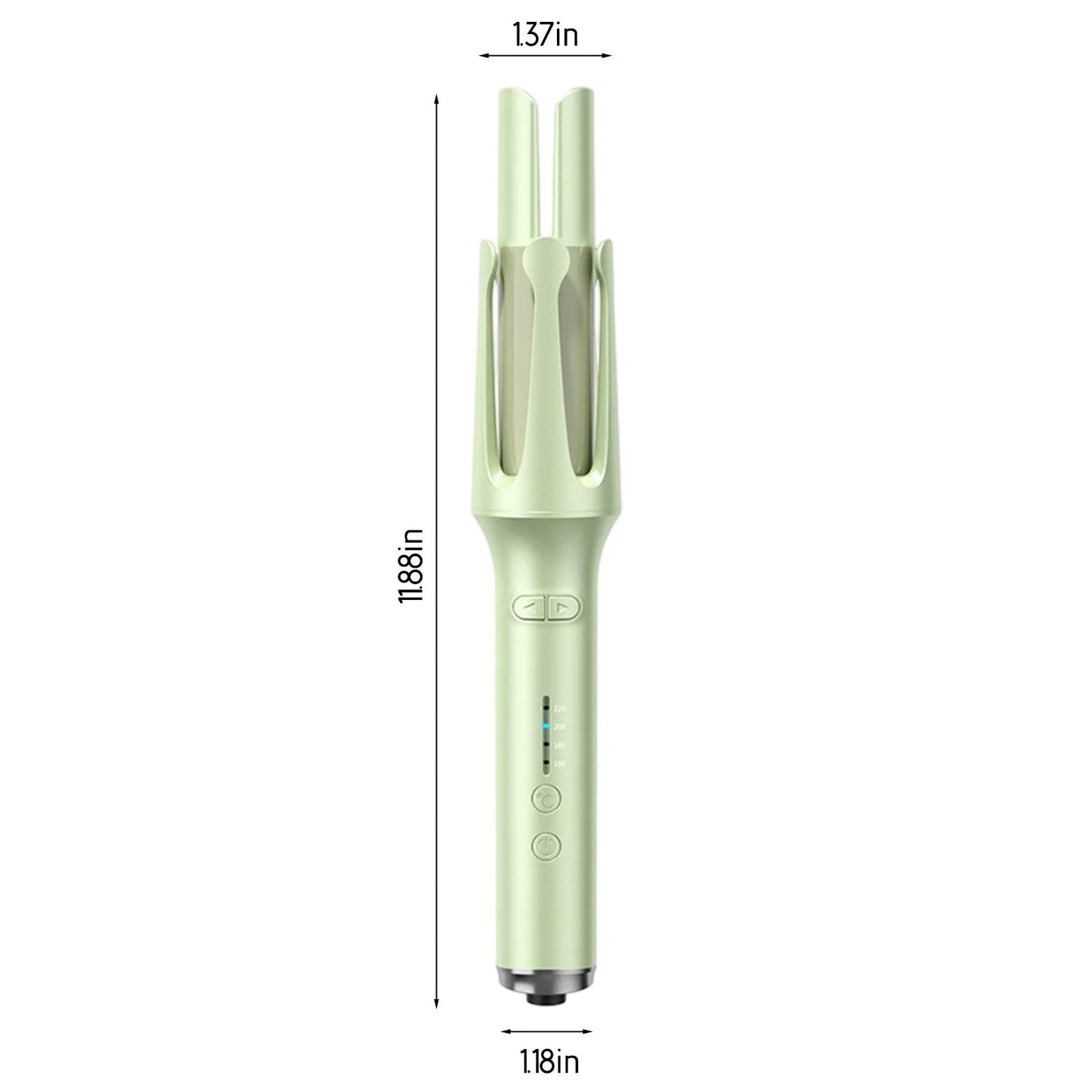 Fully automatic curling stick lazy curling tool electric rotary curler large curling without damaging hair 32mm Comfort Hair Curler,Negative Ion Automatic Hair Hair Curl Wand,Hair Styling Tools for Home - Glowstyler