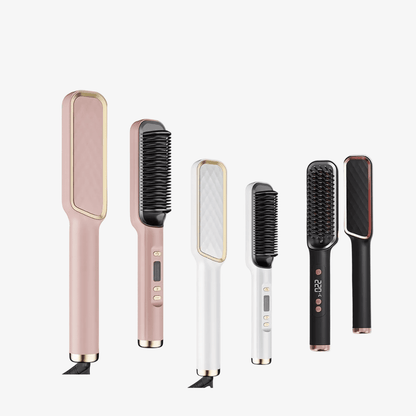 Hair Straightening Brush, 30 Seconds Fast Heating & 3 Temperature - Glowstyler