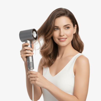 High - Speed Ionic Hair Dryer – 1600W Brushless Motor, 4 Heat Modes, Fast Drying, Anti - Frizz Technology, Lightweight Salon - Quality Blow Dryer - Glowstyler