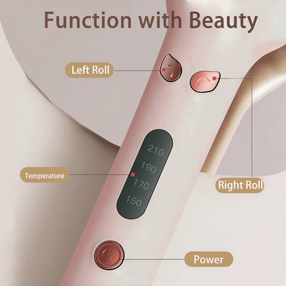 Professional Ceramic Long Barrel Curling Iron Stick - Glowstyler