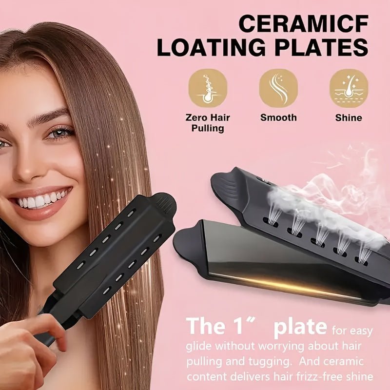 Professional Hair Straightener and Curler 4-Temperature Settings. - Glowstyler