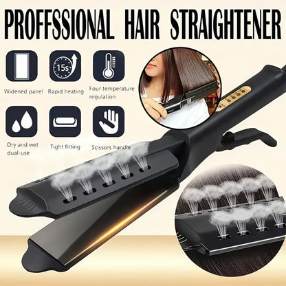 Professional Hair Straightener and Curler 4-Temperature Settings. - Glowstyler