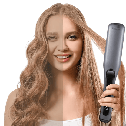 Professional Hair Straightener and Curler 4 - Temperature Settings. heating quick Professional Flat Iron - Glowstyler